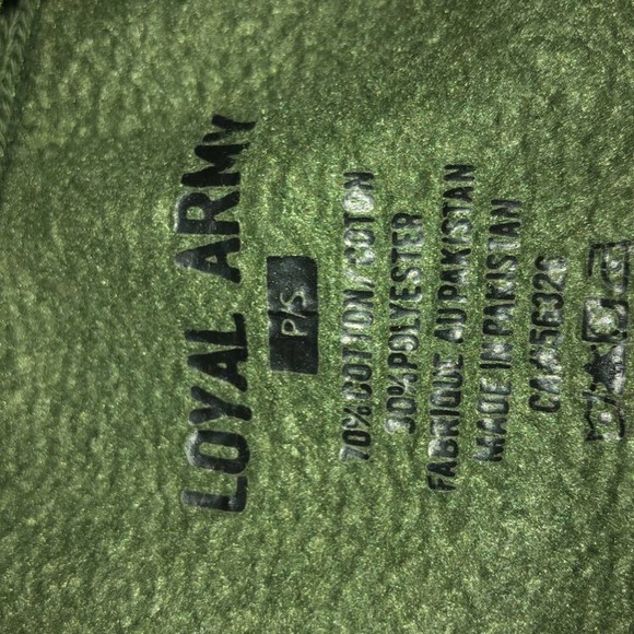 Green cropped hoodie - Picture 2 of 2